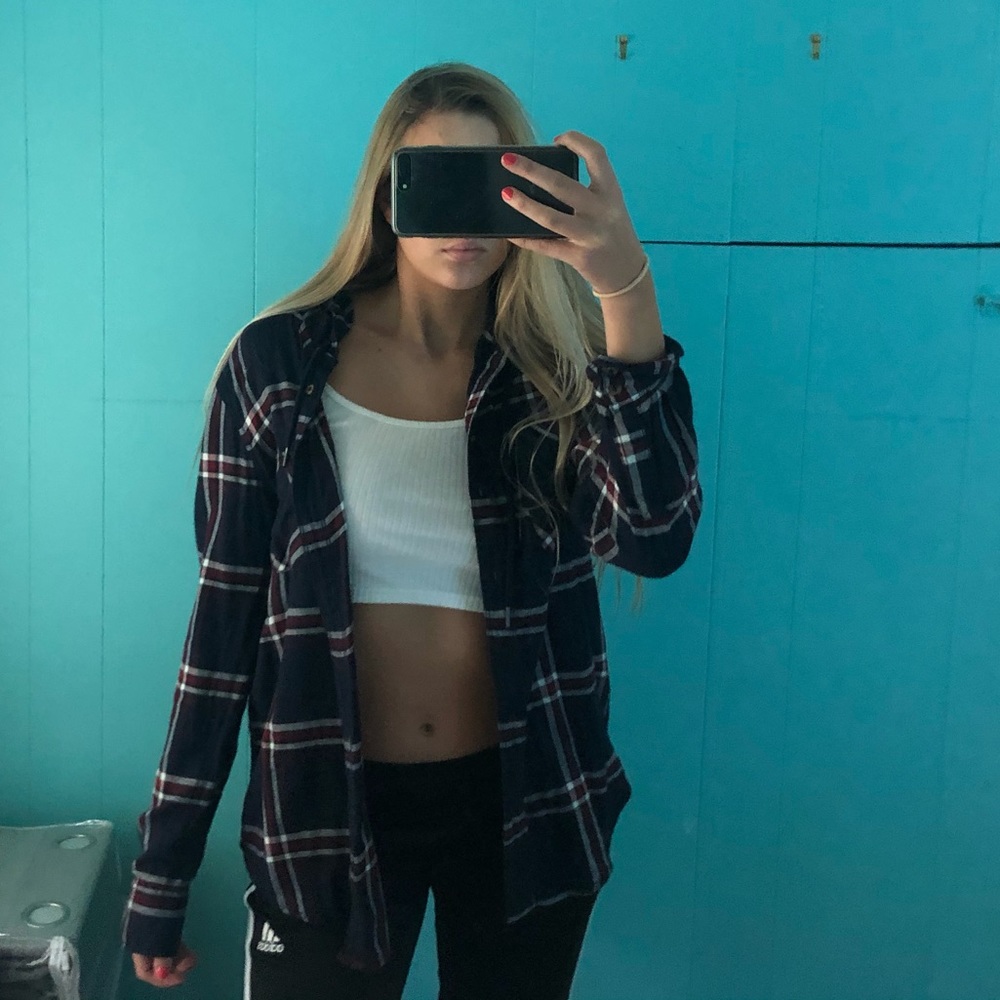 Hooded flannel